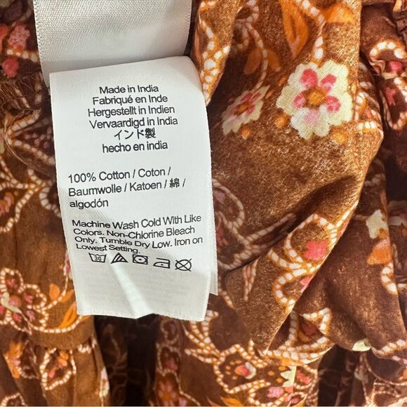 J Crew Tiered Pull On Floral Print Tiered Maxi Skirt Vintage Vines | XXL - Picture 8 of 8